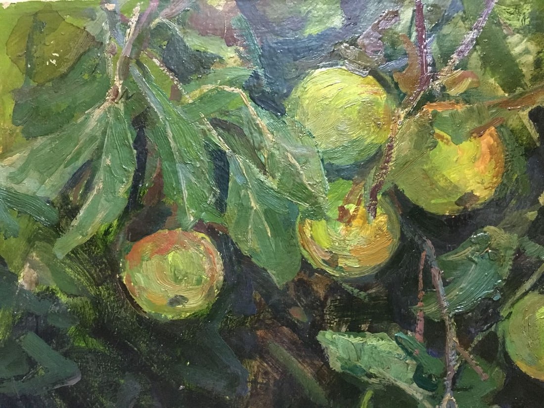 Oil painting Apples - 2