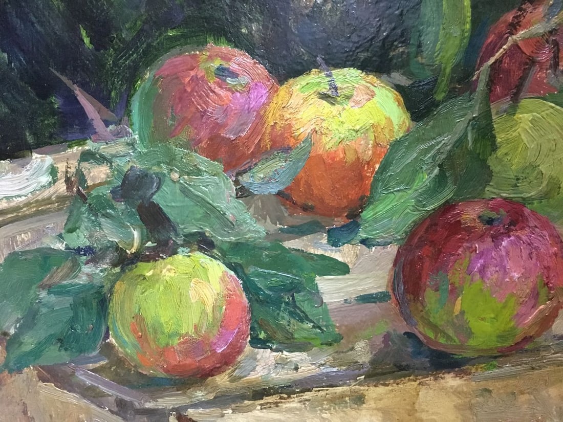 Oil painting Apples - 4