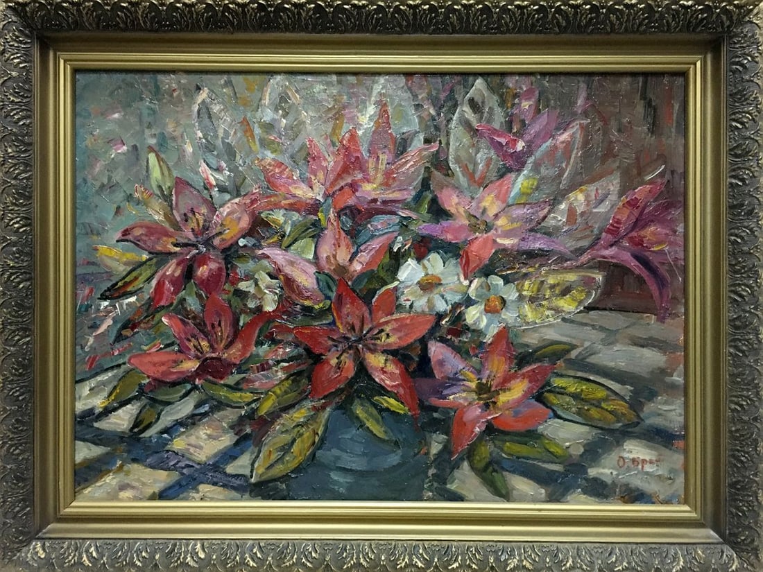 Oil painting Flowers Brendel Olga Vladimirovna (1 of 11)