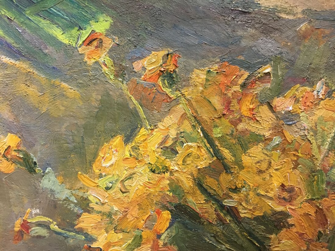 Oil painting Flowers in a vase Naumova Tamara Sergeevna - 2