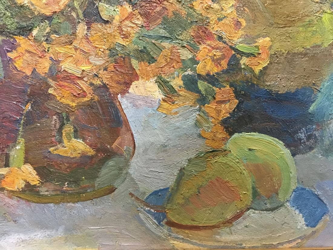 Oil painting Flowers in a vase Naumova Tamara Sergeevna - 4