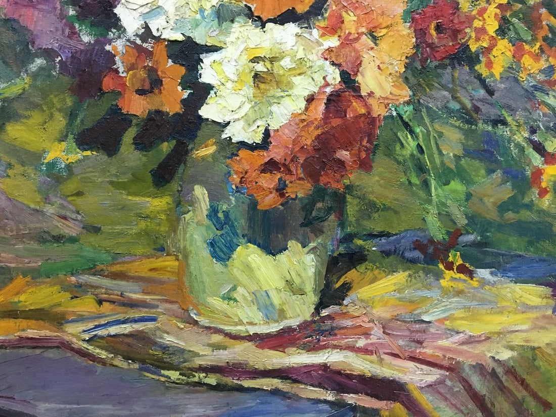 Oil painting Flowers Sokolova Zinaida Ivanovna - 4