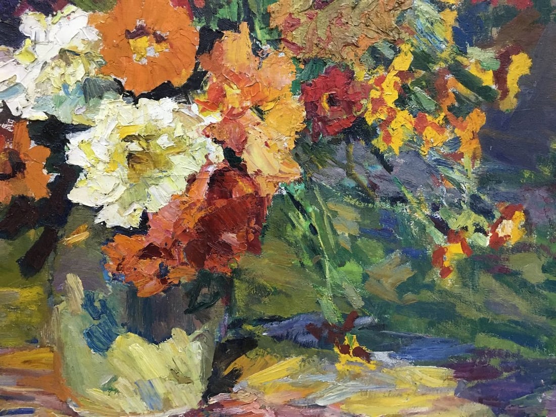 Oil painting Flowers Sokolova Zinaida Ivanovna - 5