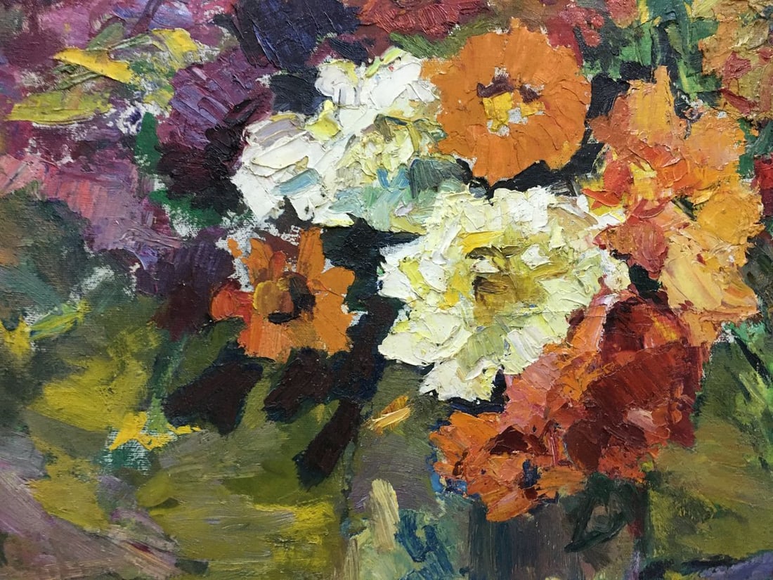 Oil painting Flowers Sokolova Zinaida Ivanovna - 6