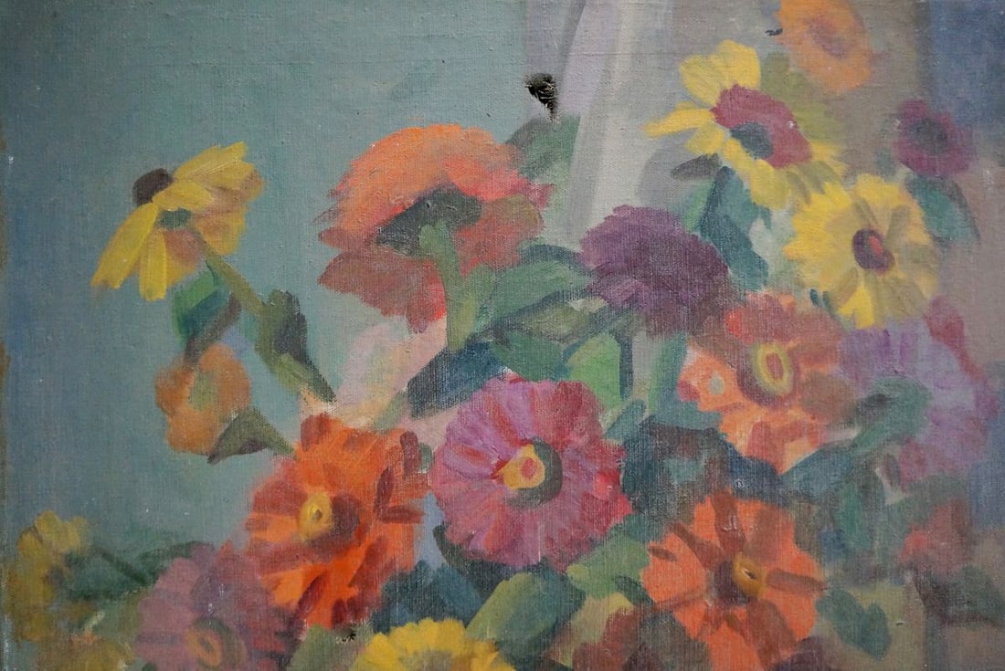 Oil painting Flowers - 3