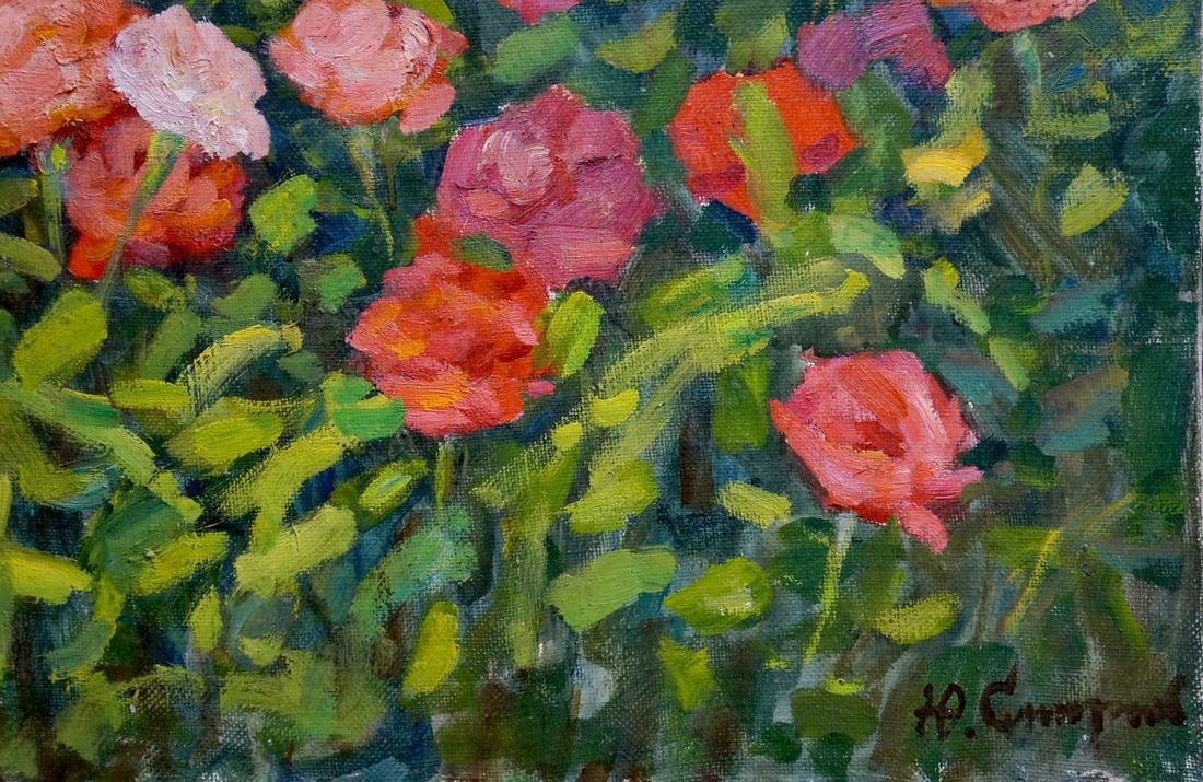 Oil painting Rose fields Smirnov Yuri Alexandrovich - 5