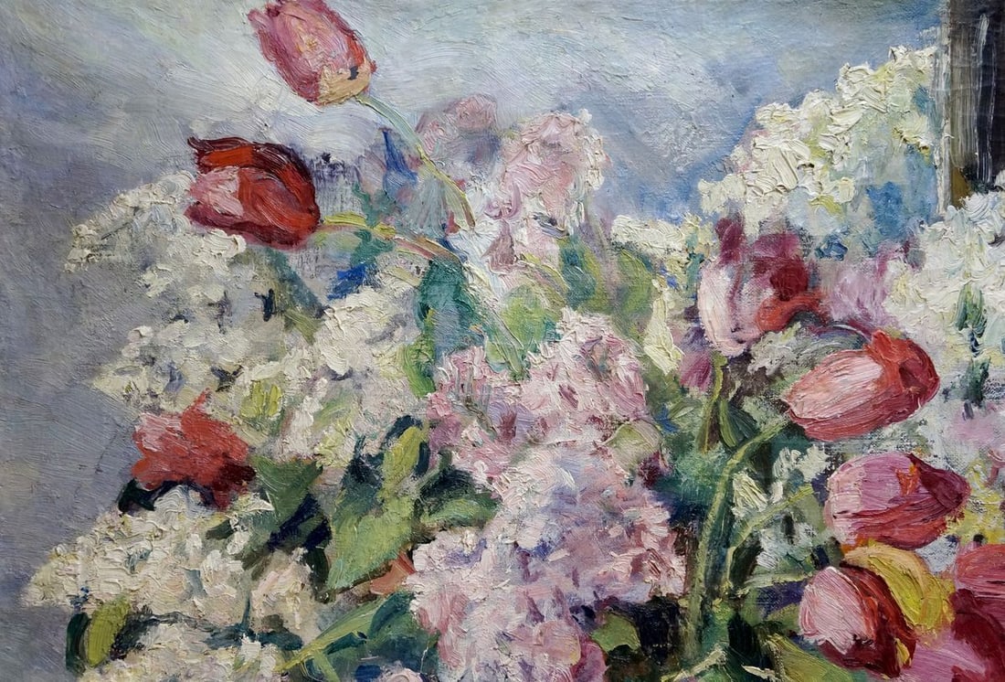 Oil painting Autumn bouquet - 3