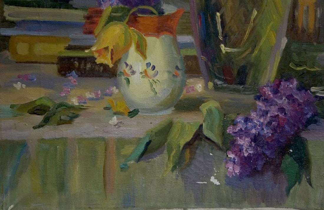 Oil painting Flowers - 2