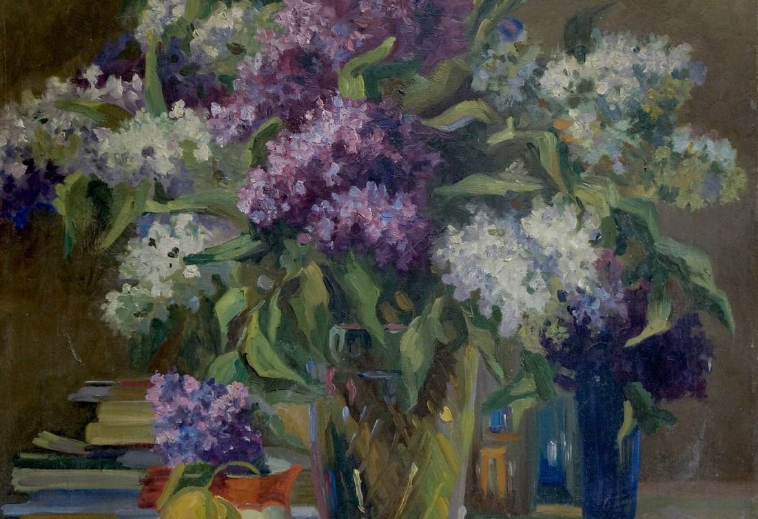 Oil painting Flowers - 3