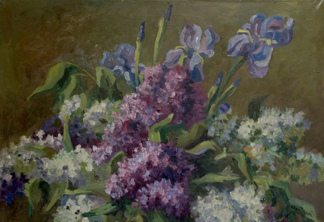 Oil painting Flowers - 4