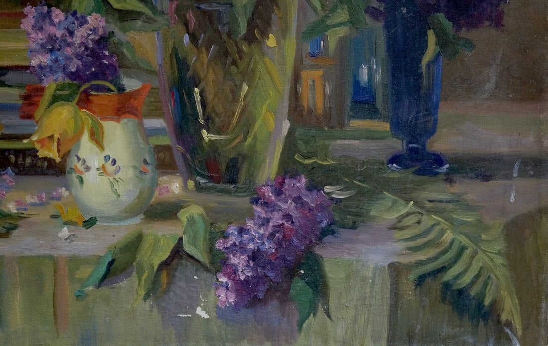 Oil painting Flowers - 5