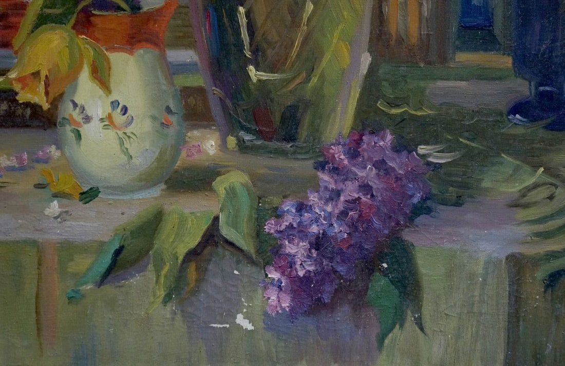 Oil painting Flowers - 6