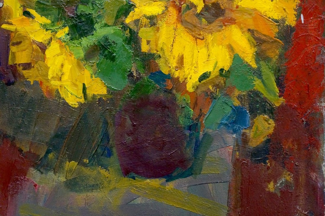Oil painting Flowers on the table Schwab Vladimir - 3