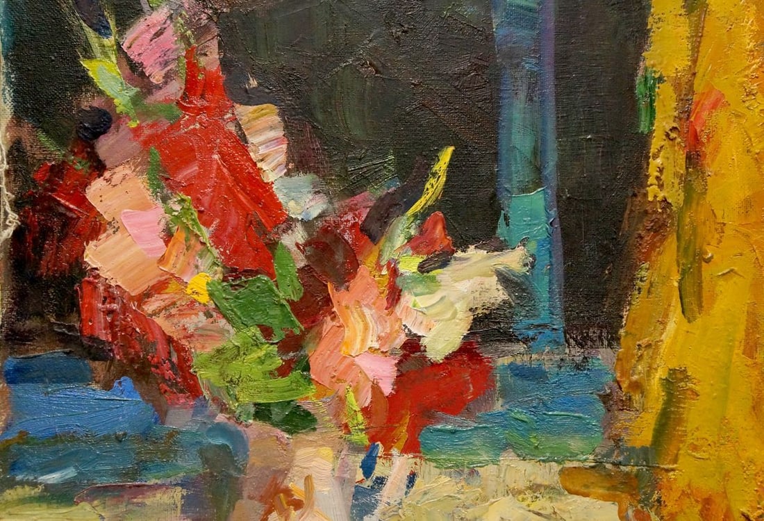 Oil painting Flowers on the table Schwab Vladimir - 5