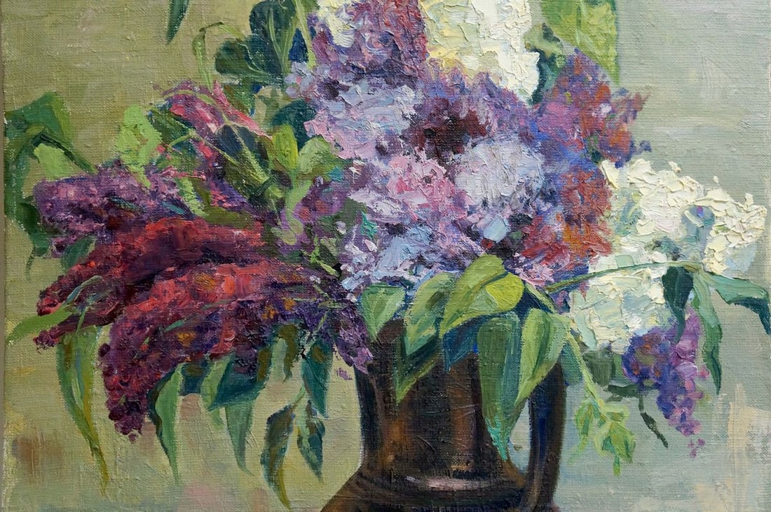 Oil painting Flowers - 6