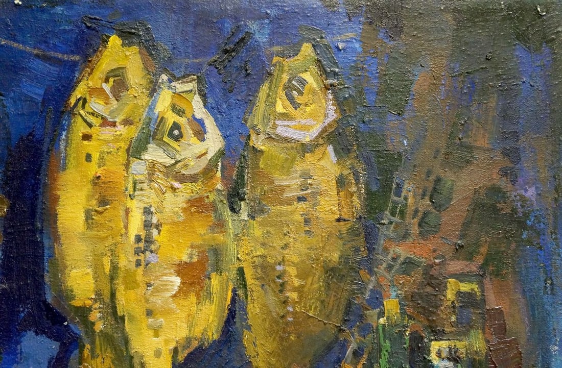 Oil painting Dried fish Sologubov Nikolay Vasilievich - 4