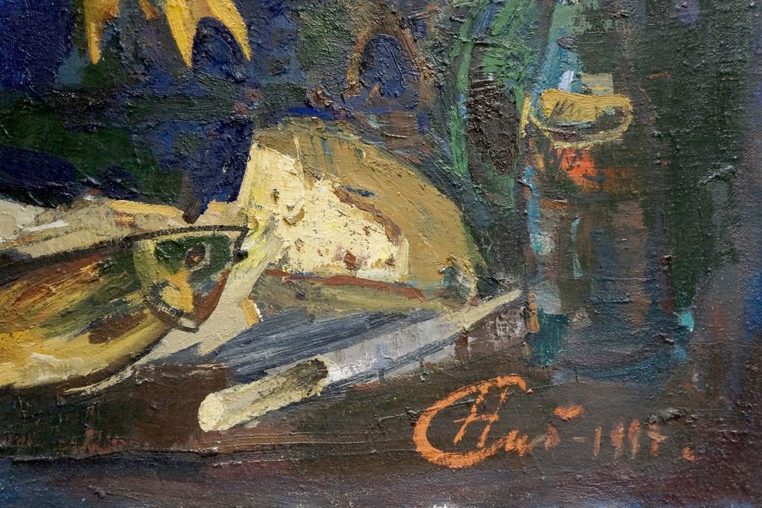 Oil painting Dried fish Sologubov Nikolay Vasilievich - 5