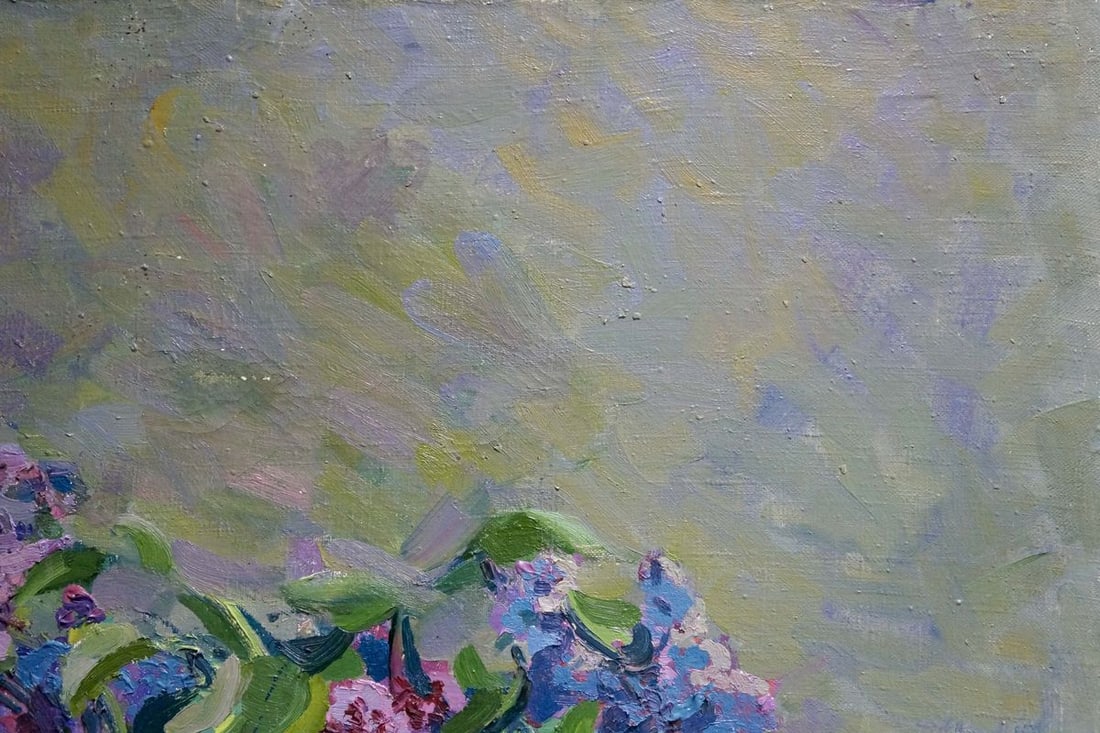 Oil painting Lilac bouquet - 4