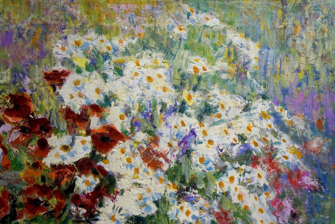 Oil painting Flowers - 4