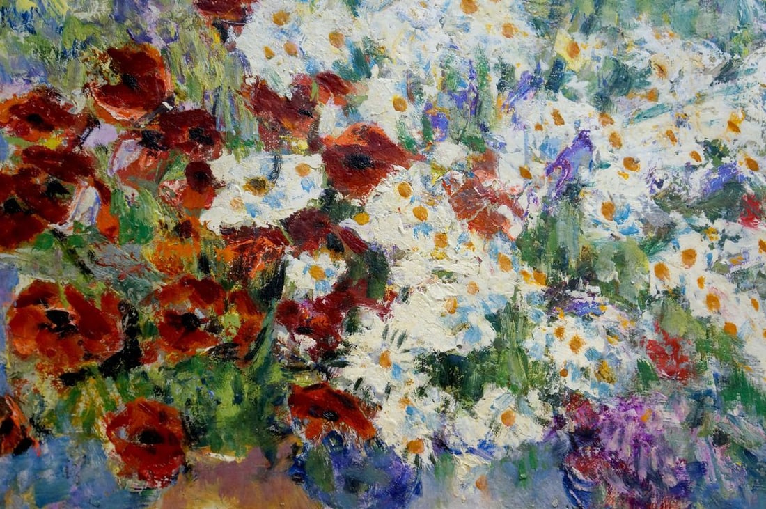 Oil painting Flowers - 6