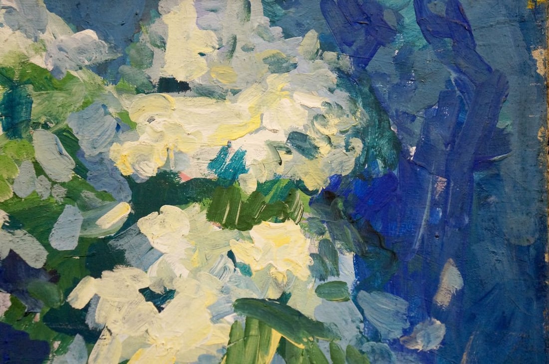 Oil painting Spring flowers - 4