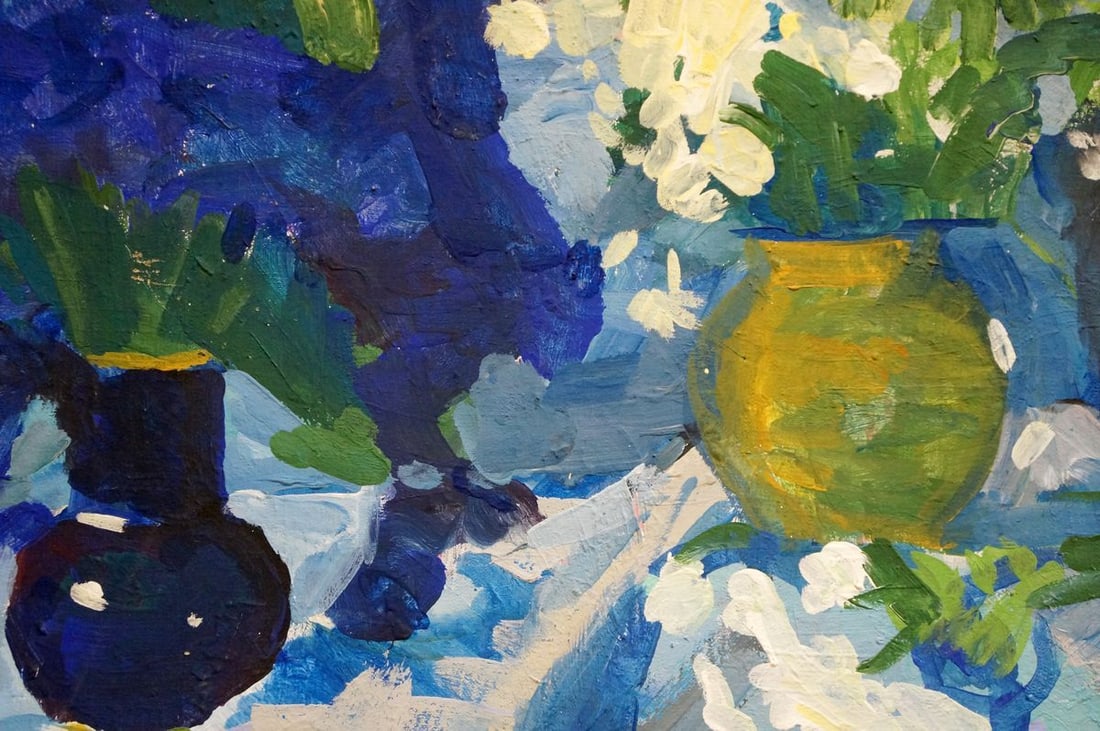 Oil painting Spring flowers - 6