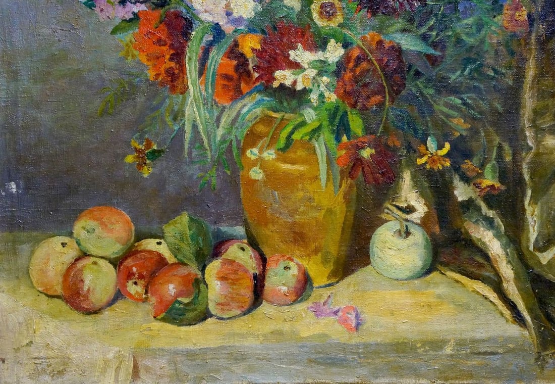 Oil painting Flowers - 2