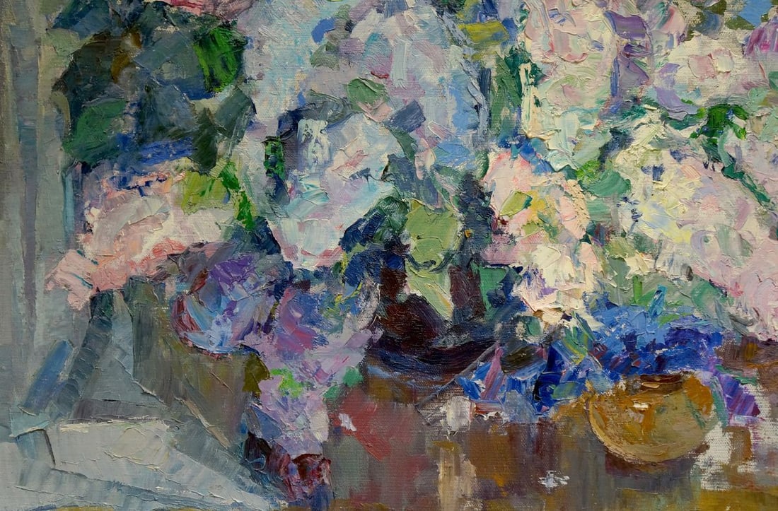 Oil painting Flowers Dovgalevskaya Vera Veniaminovna - 2