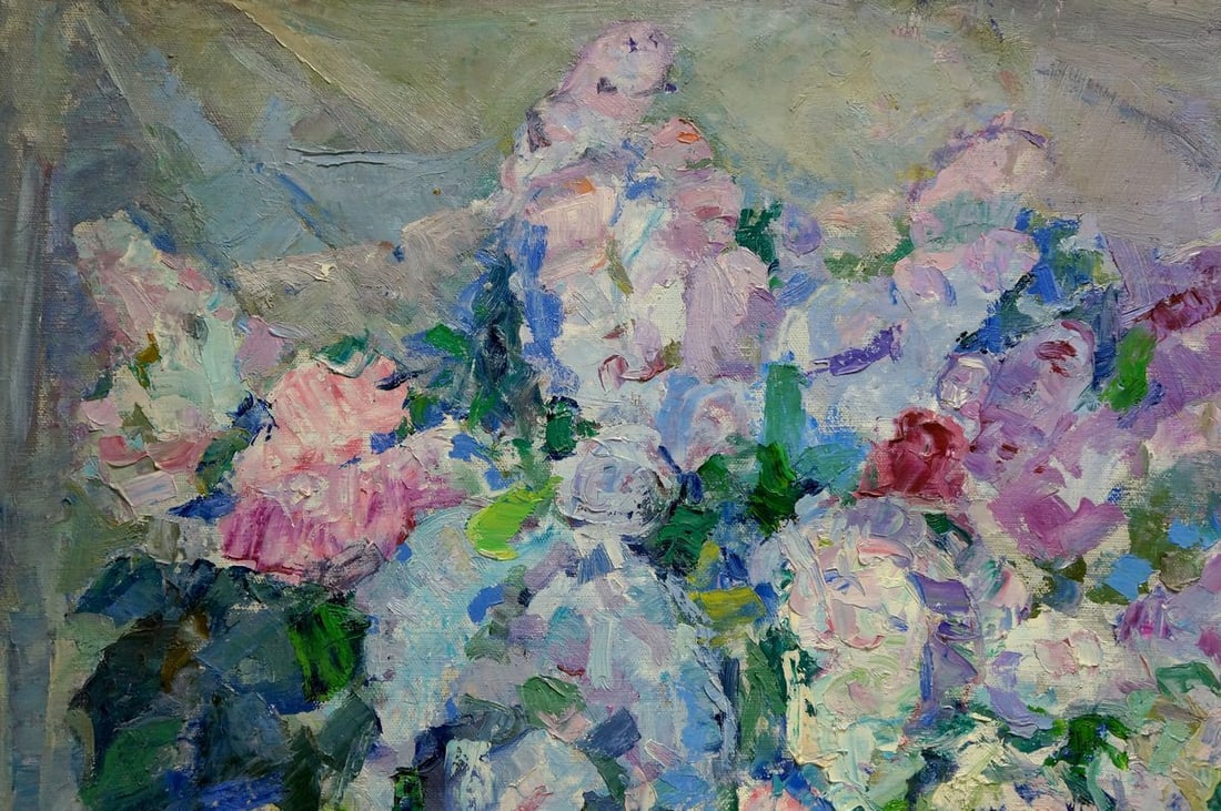 Oil painting Flowers Dovgalevskaya Vera Veniaminovna - 3