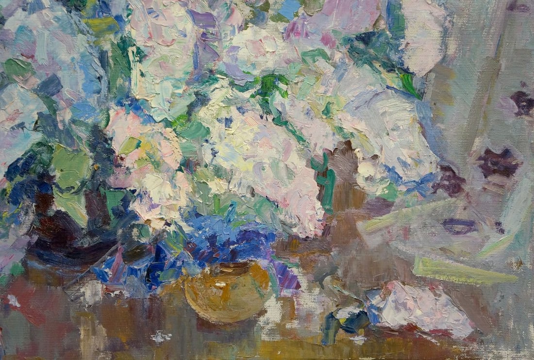 Oil painting Flowers Dovgalevskaya Vera Veniaminovna - 5