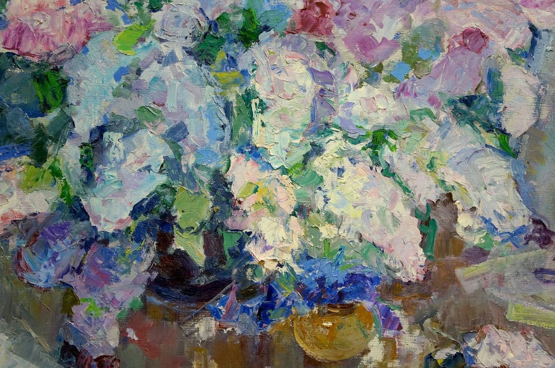 Oil painting Flowers Dovgalevskaya Vera Veniaminovna - 6