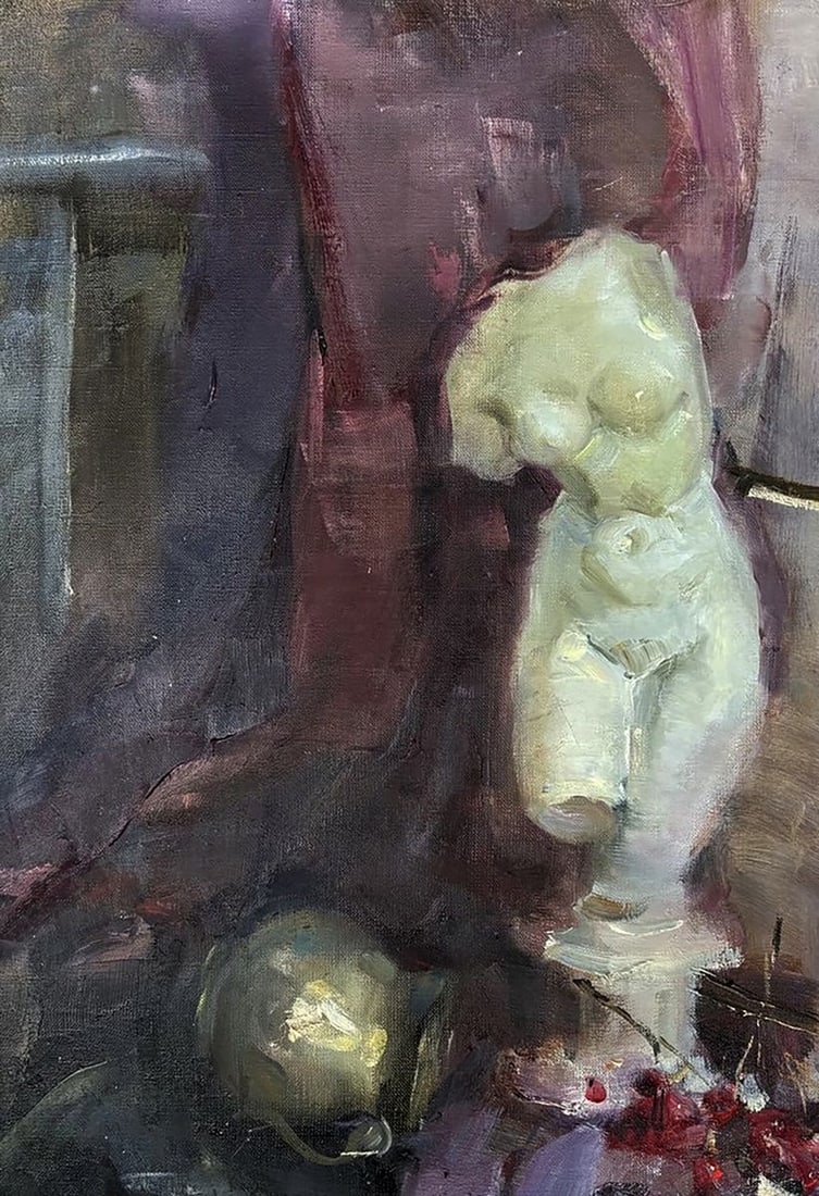 Oil painting Art studio corner Ivan Kovalenko - 2