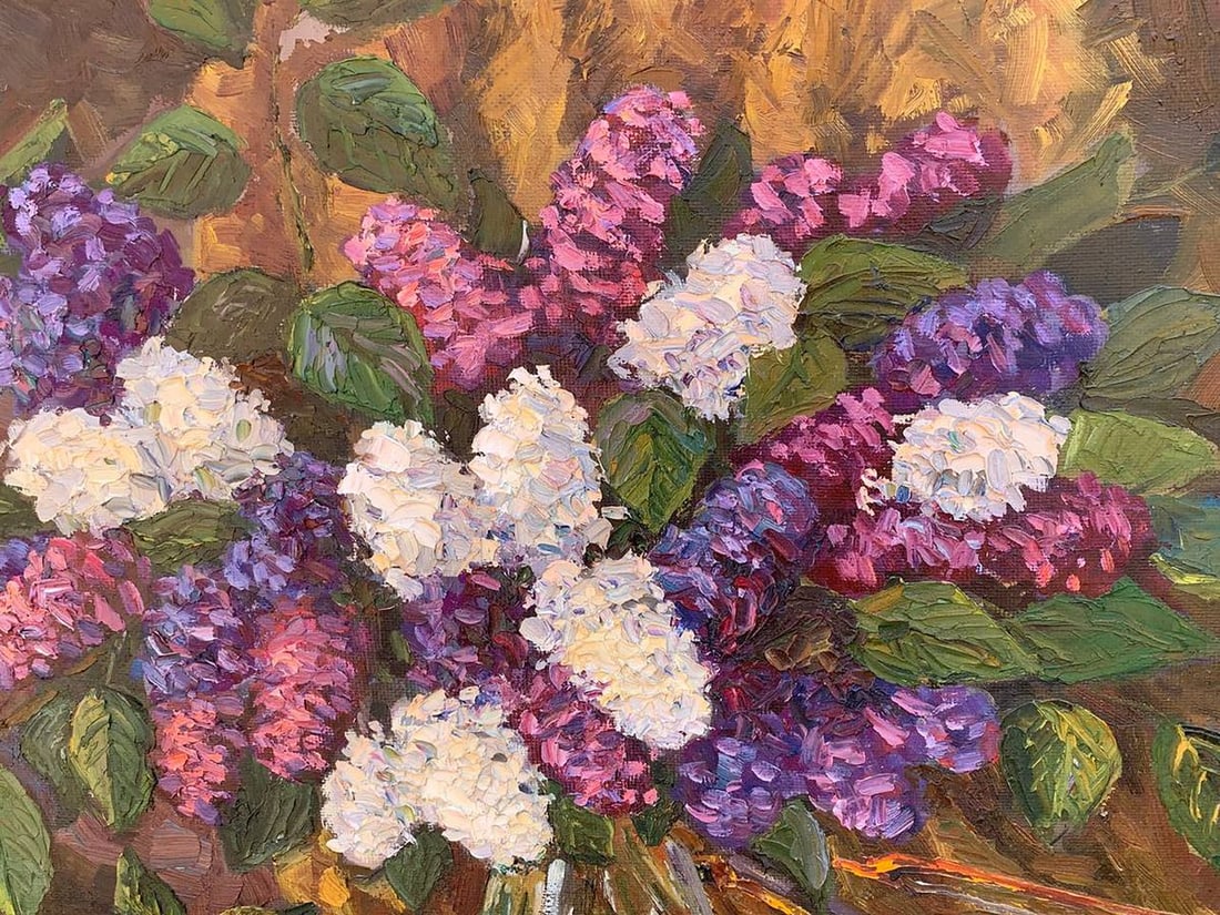 Oil painting Lilac sonnet Sergey Pivtorak - 3