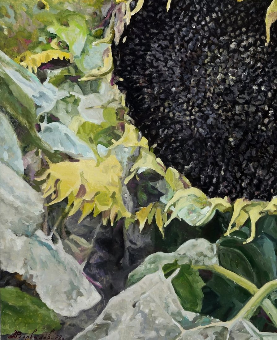 Oil painting Seeds for the future harvest Varvarov Anatoly Viktorovich - 6