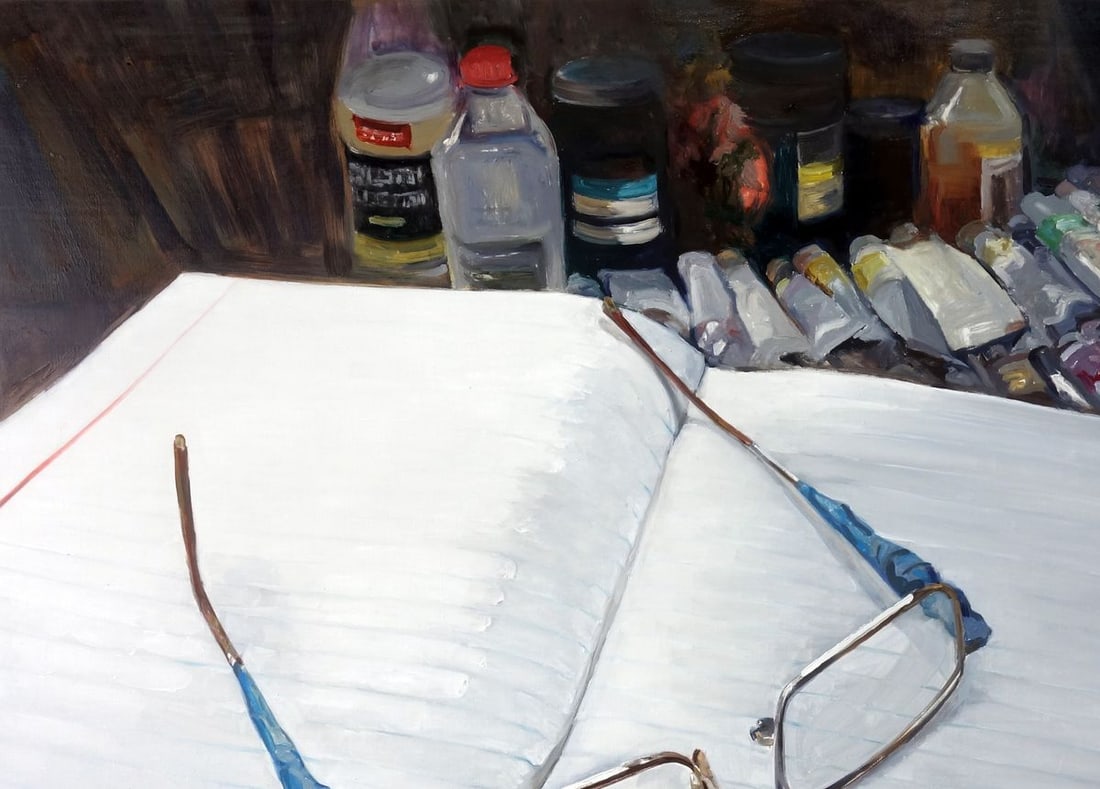 Oil painting Dad's glasses Varvarov Anatoly Viktorovich - 4