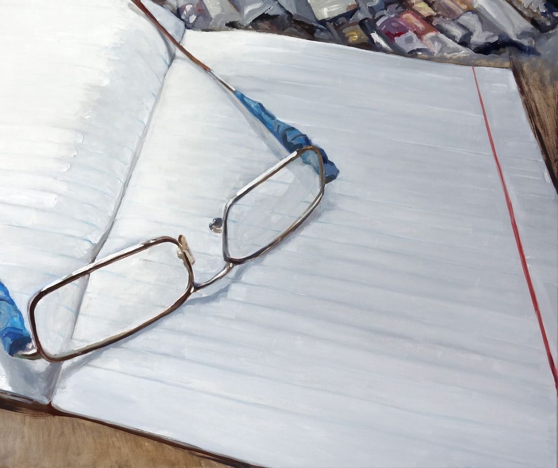 Oil painting Dad's glasses Varvarov Anatoly Viktorovich - 7