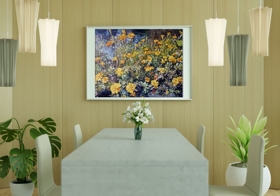 Oil painting Marigold Varvarov Anatoly Viktorovich - 2