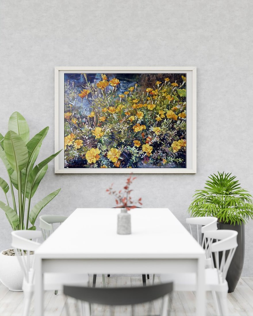Oil painting Marigold Varvarov Anatoly Viktorovich - 3