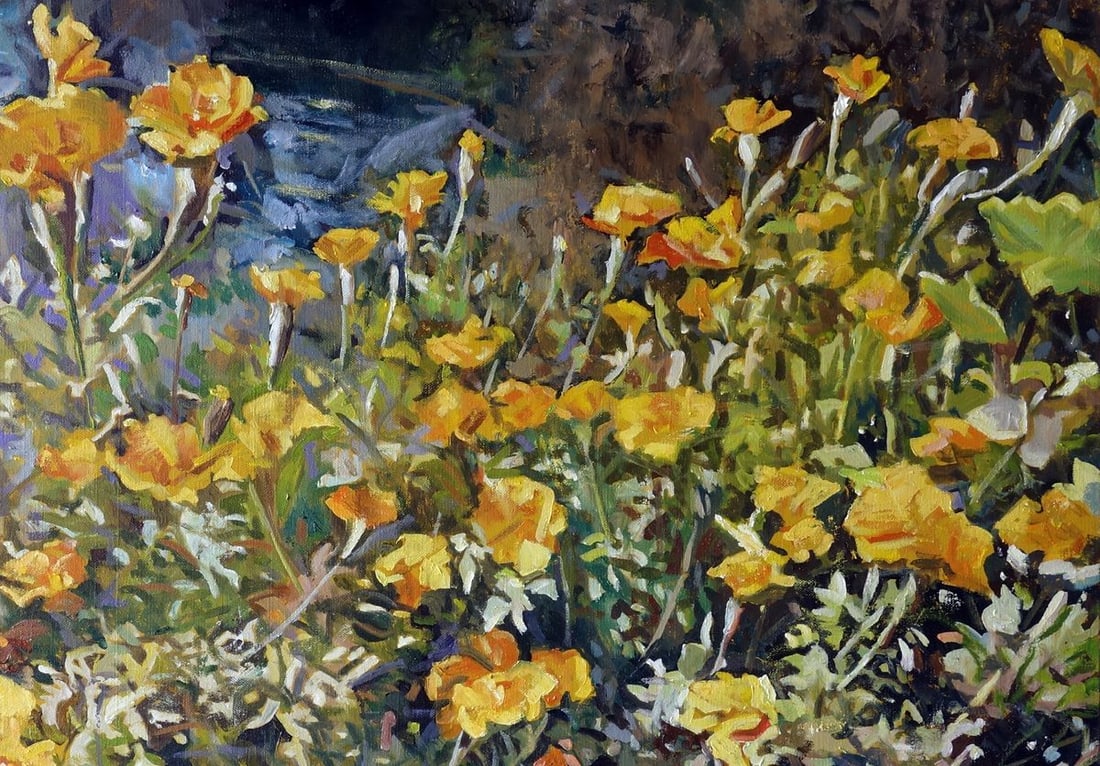 Oil painting Marigold Varvarov Anatoly Viktorovich - 5