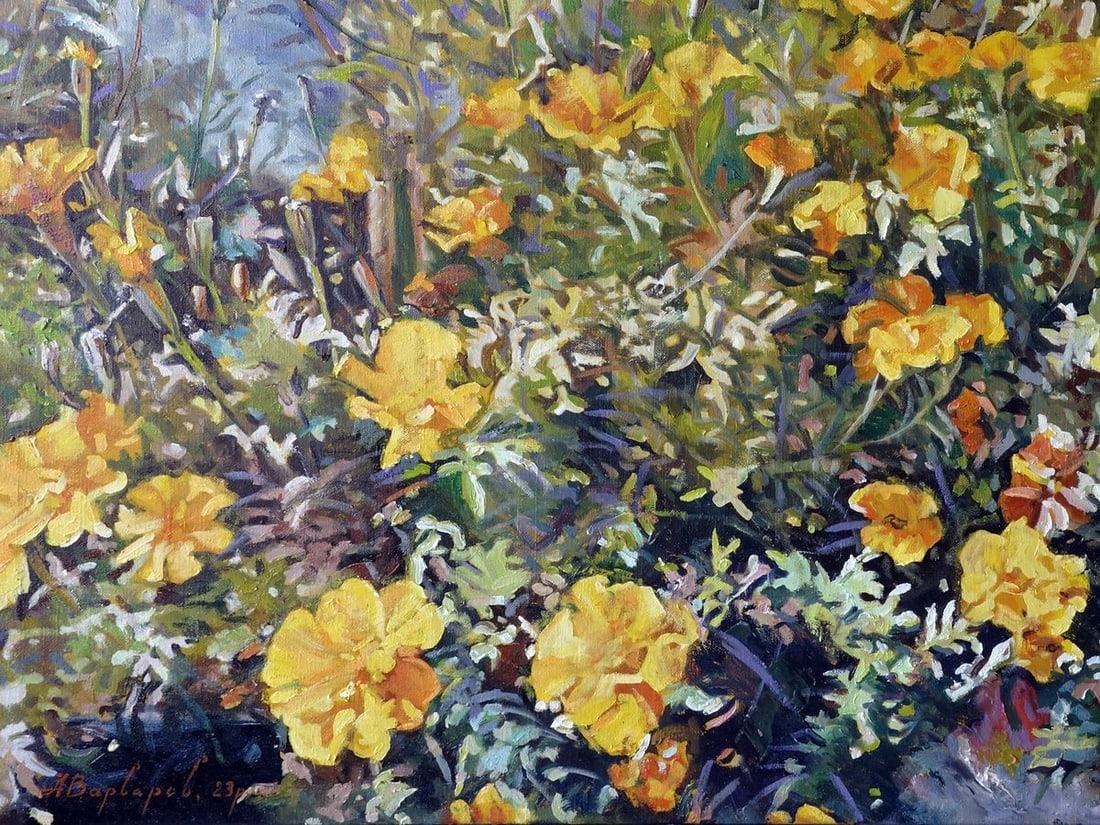 Oil painting Marigold Varvarov Anatoly Viktorovich - 6