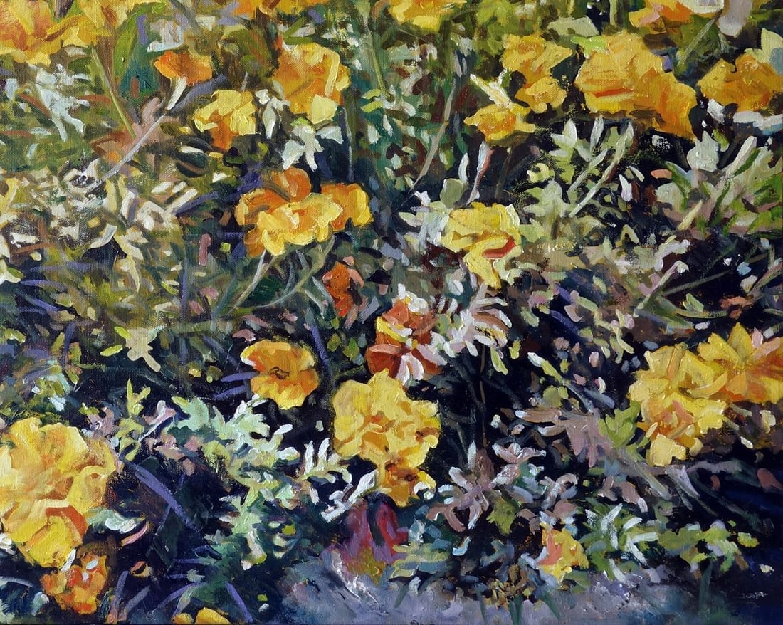 Oil painting Marigold Varvarov Anatoly Viktorovich - 7