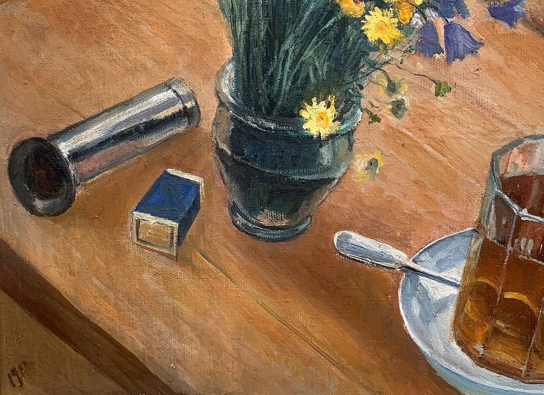 Oil painting Still life with teapot Petrovsky K. - 7