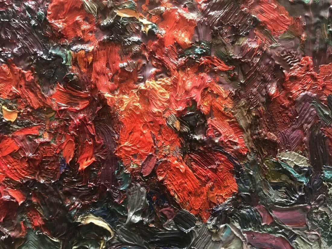 Oil painting Evening poppies Kalenyuk ?ksana - 2
