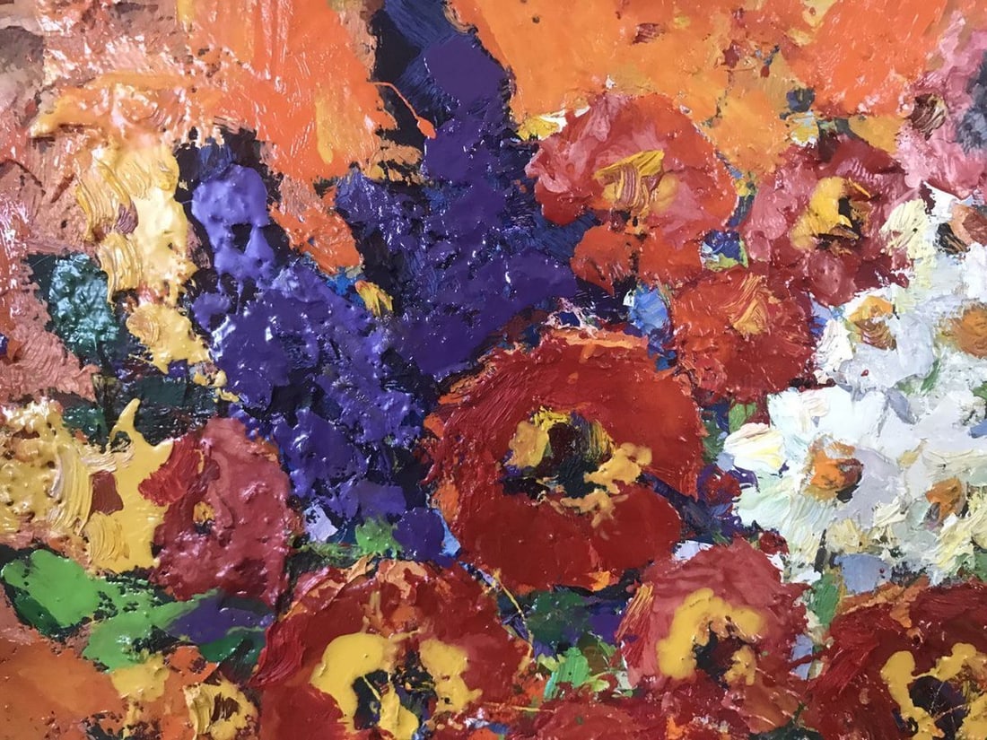 Oil painting Red poppies Kalenyuk ?ksana - 2