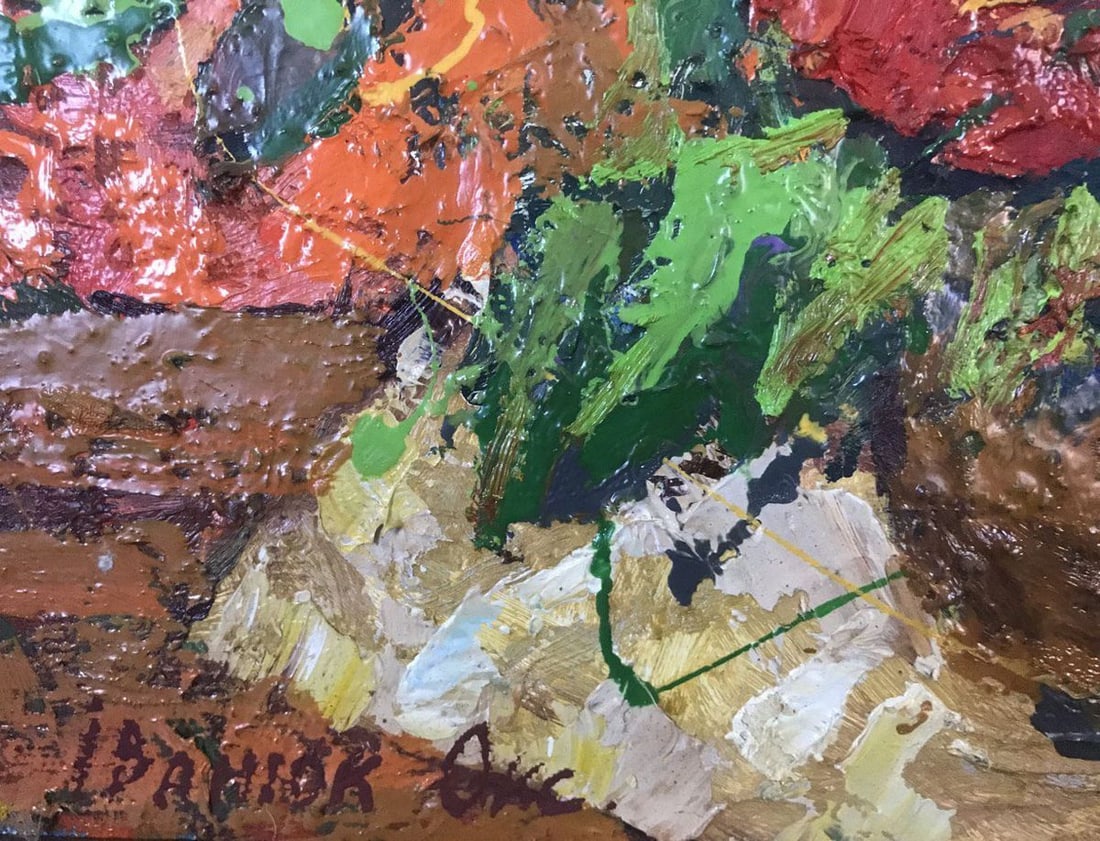 Oil painting Red poppies Kalenyuk ?ksana - 4