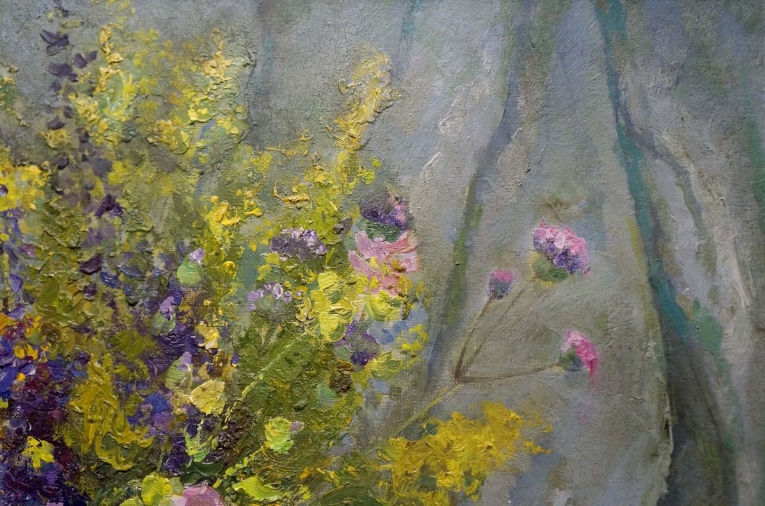 Oil painting Autumn flowers Minka Alexander Fedorovich - 4