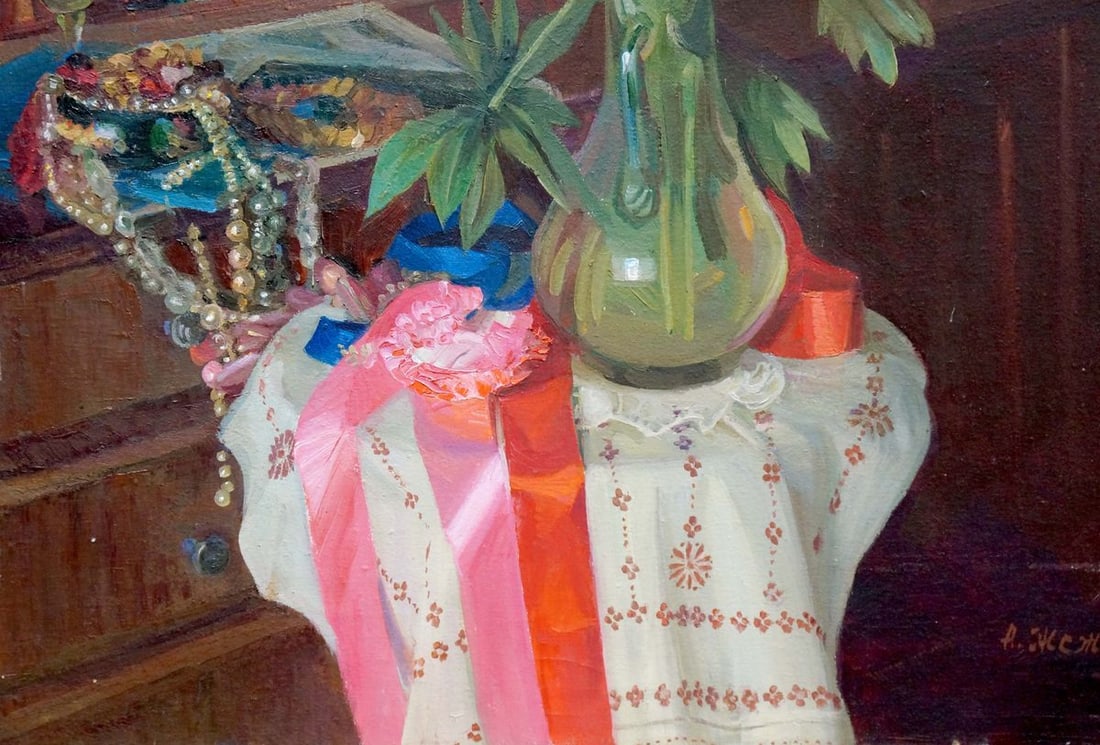 Oil painting Flowers Zhezher Anatoly Mikhailovich - 2