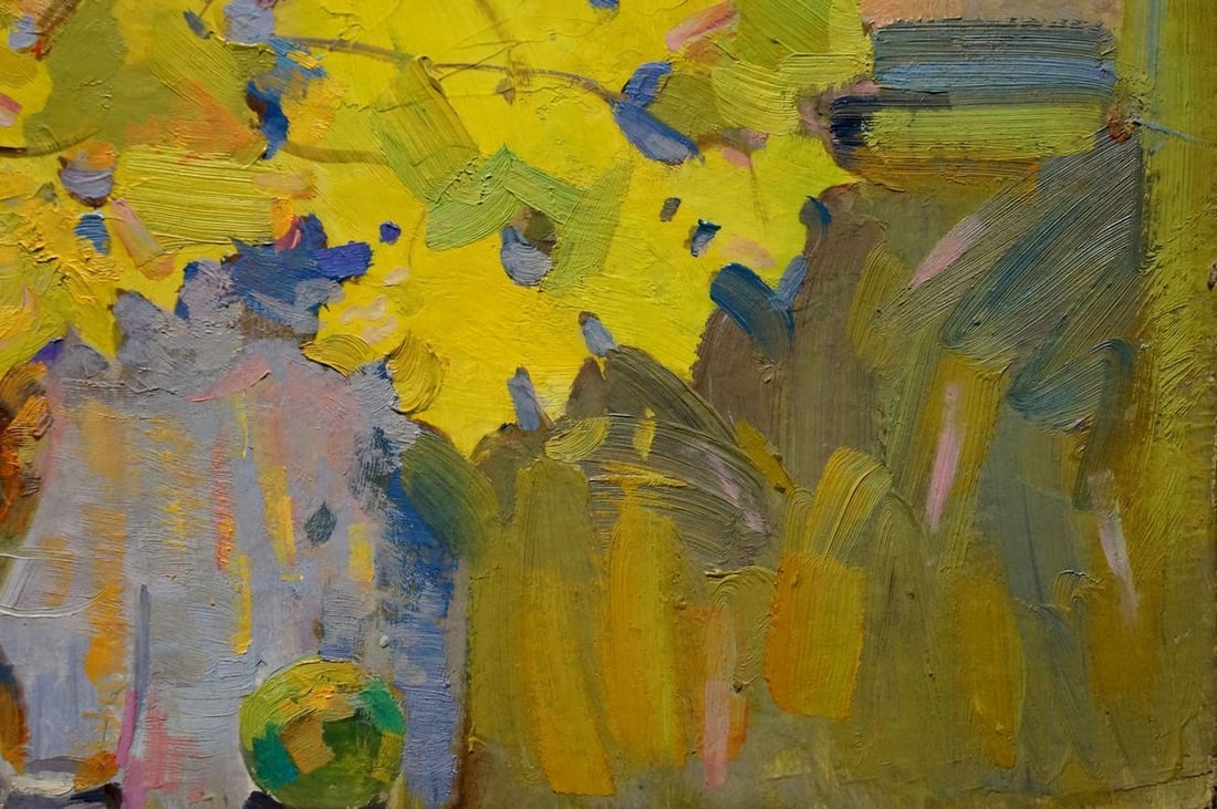 Oil painting Autumn flowers Kolesnik Boris Afanasevich - 5