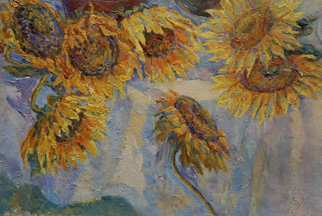 Oil painting Sunflowers Tytarenko Odarka Anatoliivna - 2