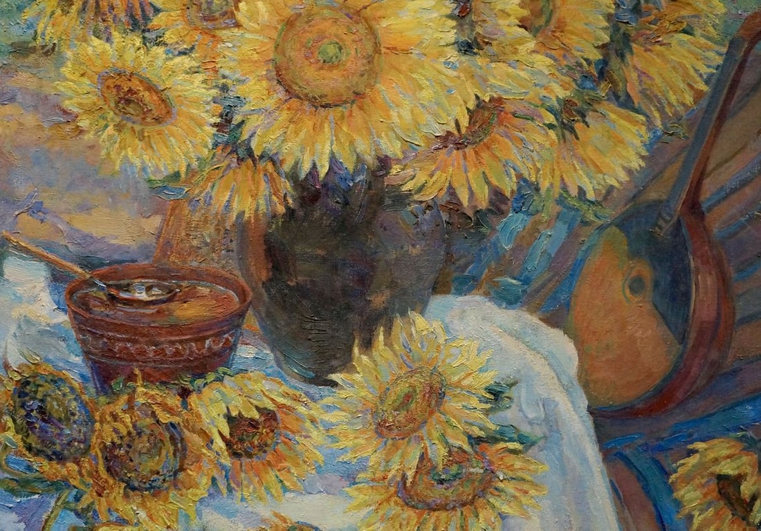 Oil painting Sunflowers Tytarenko Odarka Anatoliivna - 3